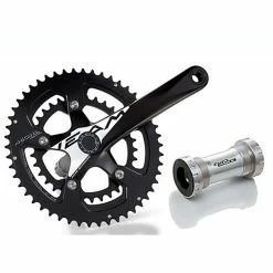 Kurbelset MICHE Team Evo Max, 2x10, 50/34 T, Inkl. BSA Innenlager, 172,5 Mm