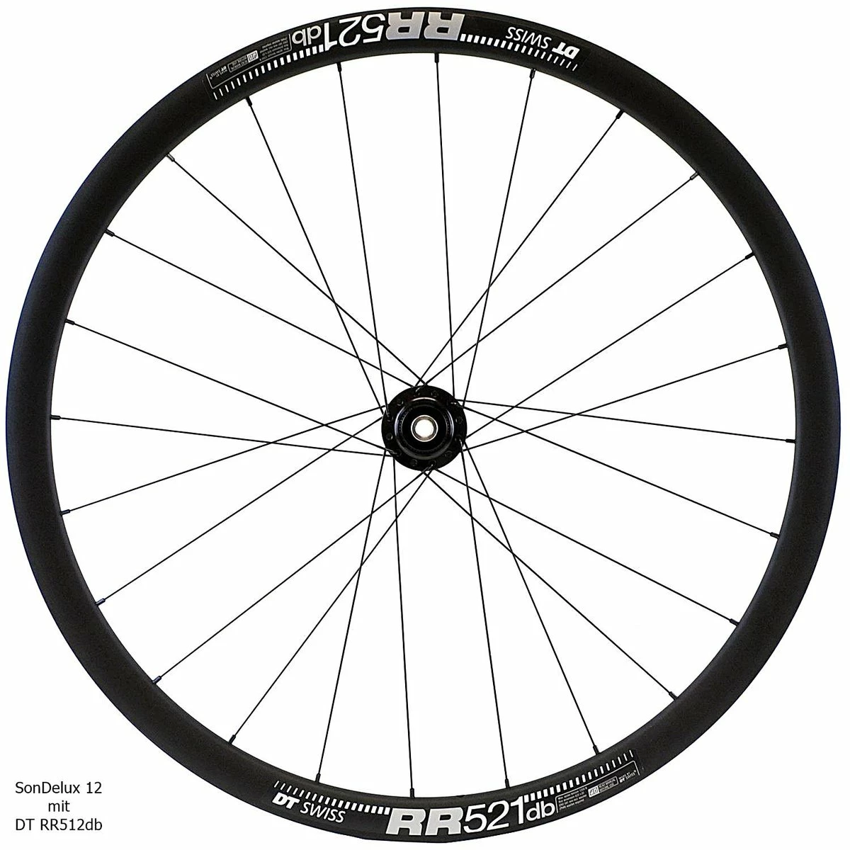 Laufrad Mit SonDelux 12 Nabendynamo, 12 X 100 Mm Steckachse - Image 2