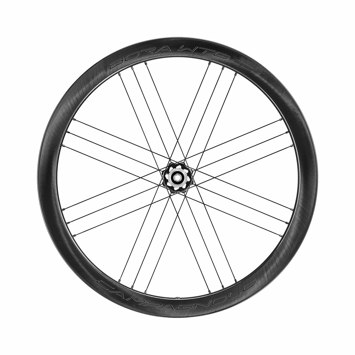 Campagnolo® Laufradsatz CAMPAGNOLO Bora WTO 45 Dark C19 Disc 2-Way-Fit, Centerlock, Freilauf: Shimano, WH20-BOWTODFR45DK