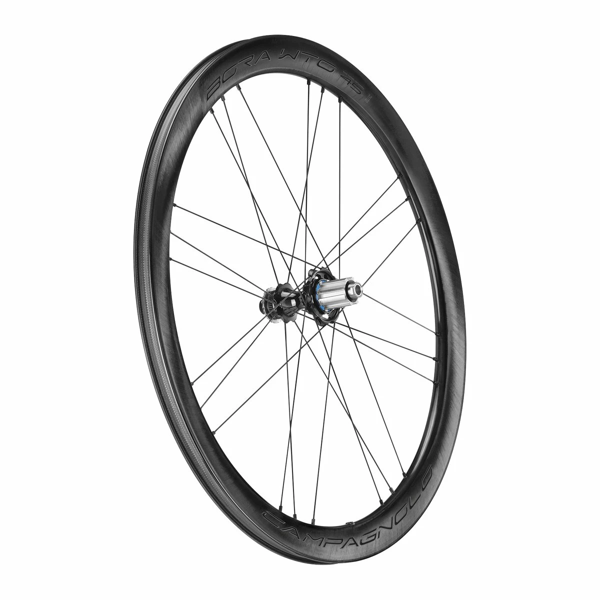 Campagnolo® Laufradsatz CAMPAGNOLO Bora WTO 45 Dark C19 Disc 2-Way-Fit, Centerlock, Freilauf: SRAM XDR, WH20-BOWTODFR45DK - Image 5