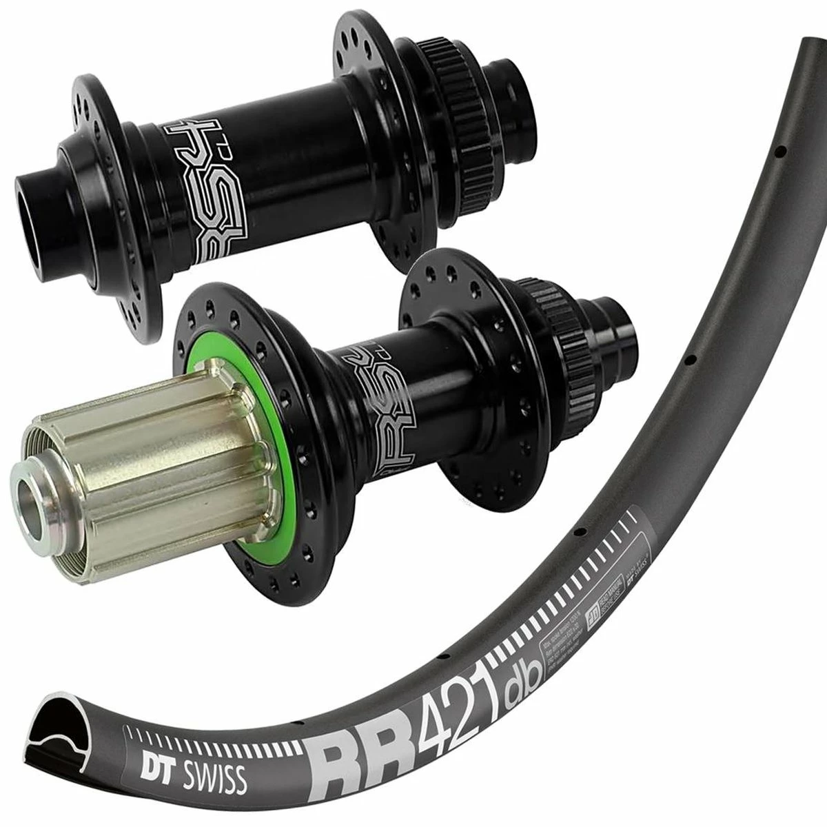 Laufradsatz Hope RS4 DTSwiss RR421db, Ab Ca. 1.630 Gramm