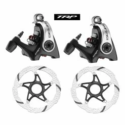 Mechanische Scheibenbremse TRP Spyre SLC FM MD-C610, Flatmount, 1 Paar Incl. Bremsscheiben