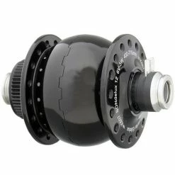 Nabendynamo SONdelux 12 Disc Centerlock, Schwarz, 12 X 100 Mm, Ca. 400 Gramm