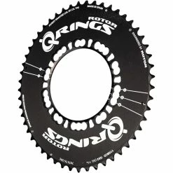 Rotor Q Ring Aero-Kettenblätter, Lochkreis 110 Mm, Ca. 150 Gramm (Paar)