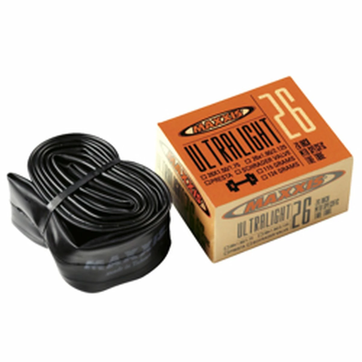 Schlauch Maxxis 700x18-25C UltraLight, SV - Sclaverandventil 36mm