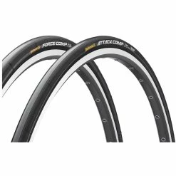Continental Conti Attack Comp & Force Comp Set Tubular, 28x22/24 Mm
