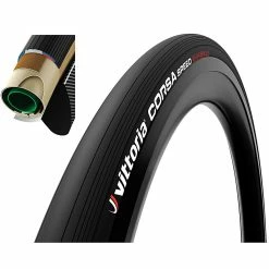 Schlauchreifen Vittoria Corsa G+ Tubular Schwarz Graphene, 28x25 Mm