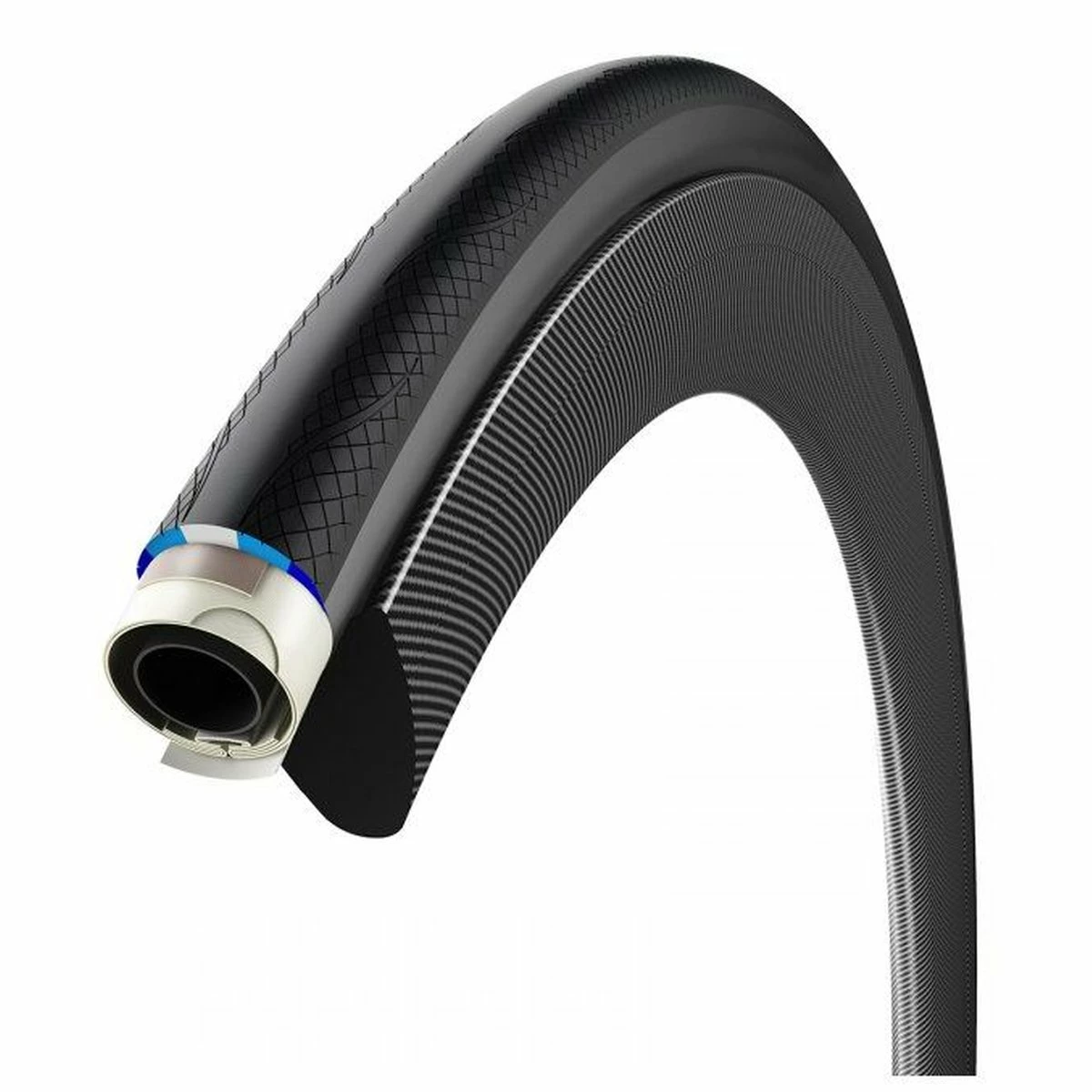 Schlauchreifen Vittoria Rubino Pro, 28 - 25mm Schwarz/anthrazit