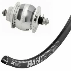 Laufrad Mit Nabendynamo SondeLux Disc Centerlock, Silber