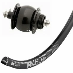 Laufrad Mit Nabendynamo SondeLux Disc Centerlock, Schwarz, Schellspanner