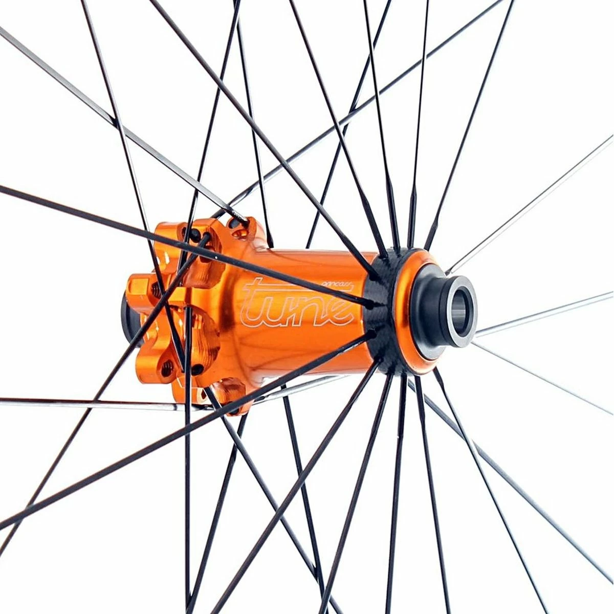 Vorderradnabe Tune Princess, CARBON Endkappen, Lager Keramik - Image 3